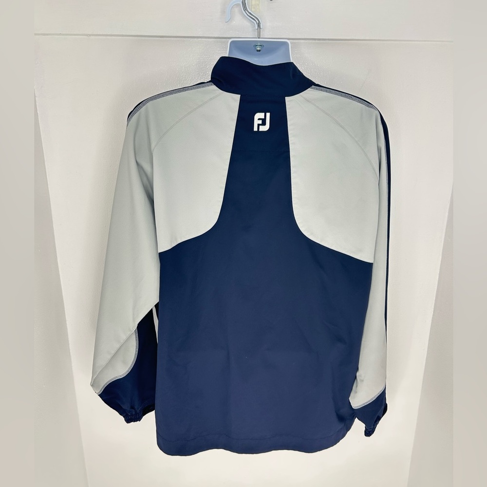 Footjoy 1/2 Zip Golf Pullover Windbreaker Jacket Size Large Dubs Dread GC KC - Picture 8 of 14